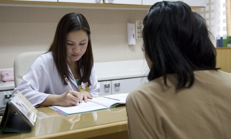 doctor consultation about a screening appointment