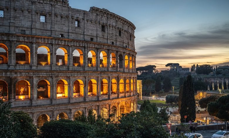 The Colosseum in Rome, one of the European cities examined in heat mortality research